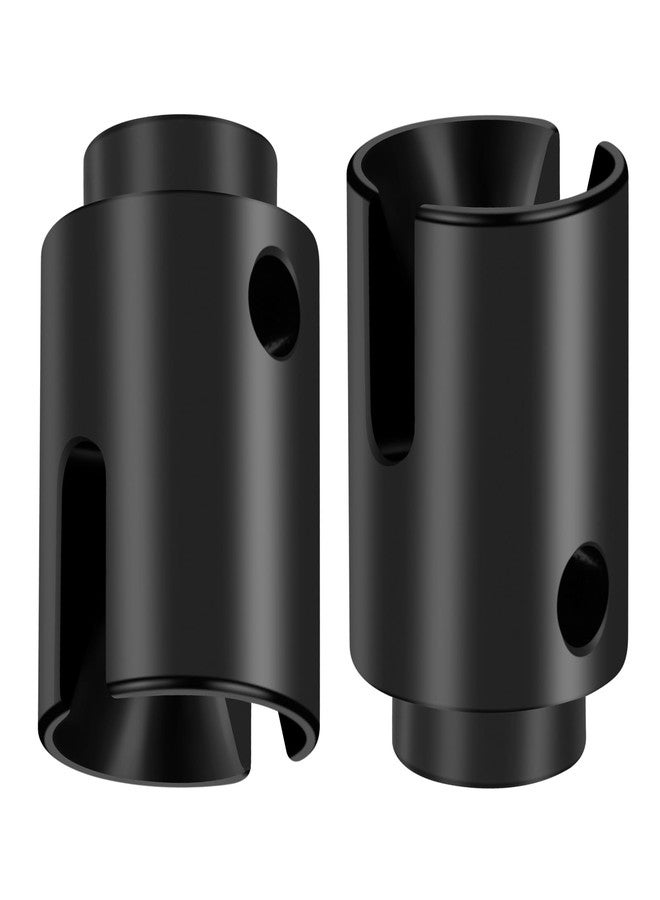 JGGZONE 4PCS Hard Steel 1144 RC Universal Front & Rear Joint Cup Center Drive Coupler RC Joint Drive Cup Compatible with 1/10 TRA-XXAS 4-TEC 2.0 RC Car Upgrade Parts - Image 4